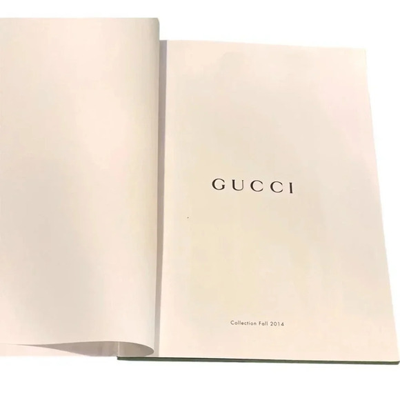 GUCCI 2014 Collection Catalog White Cover Color Photos Book Hard Cover - Picture 7 of 10